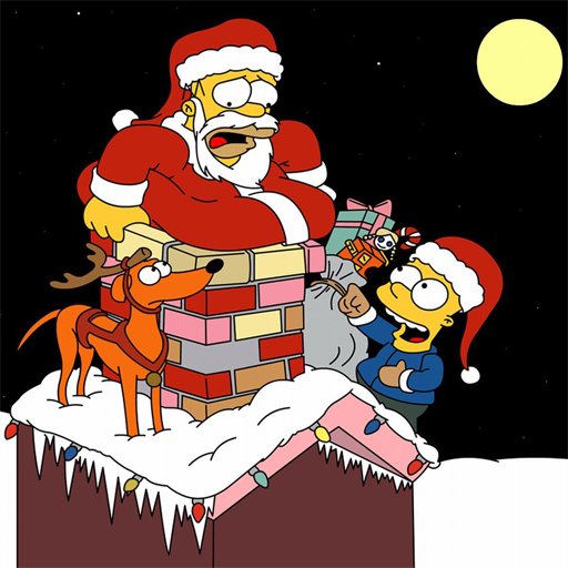 Simpsons Christmas Jigsaw Puzzle