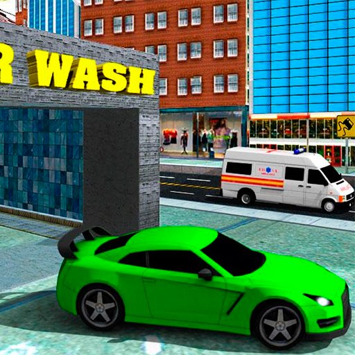 Sports Car Wash Gas Station