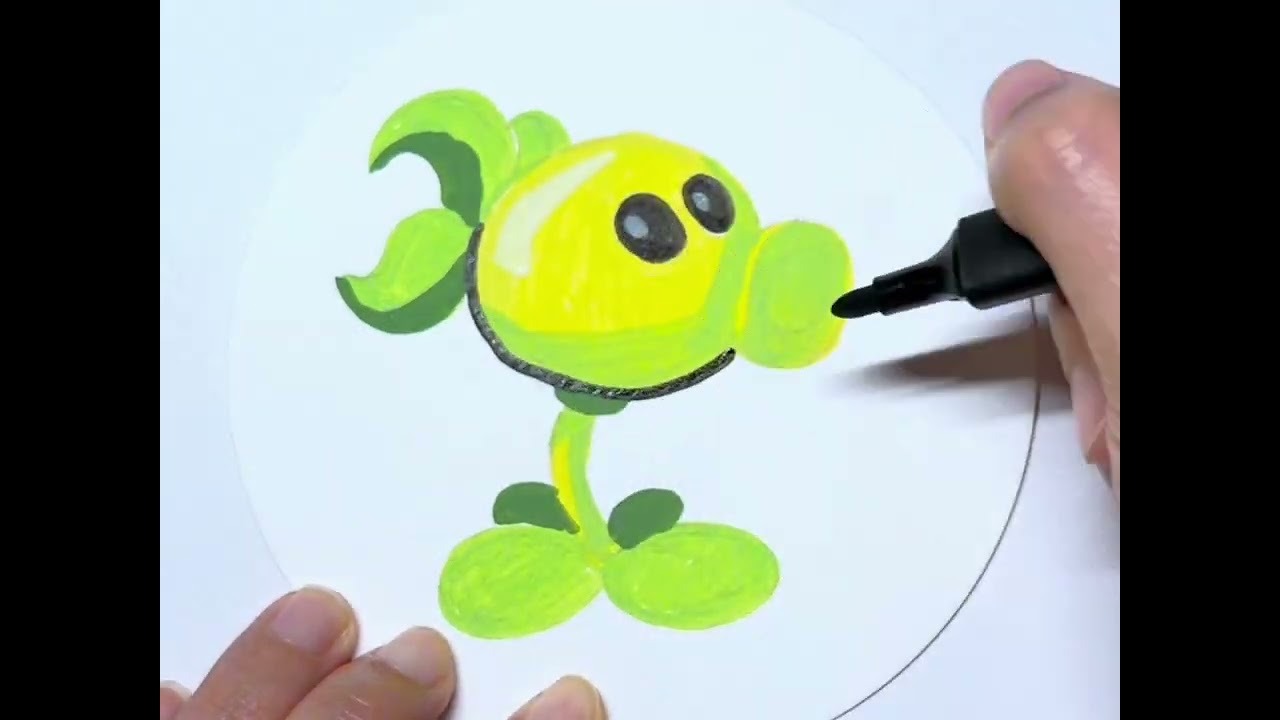 [Drawing] - Plants Vs Zombies : Peashooter